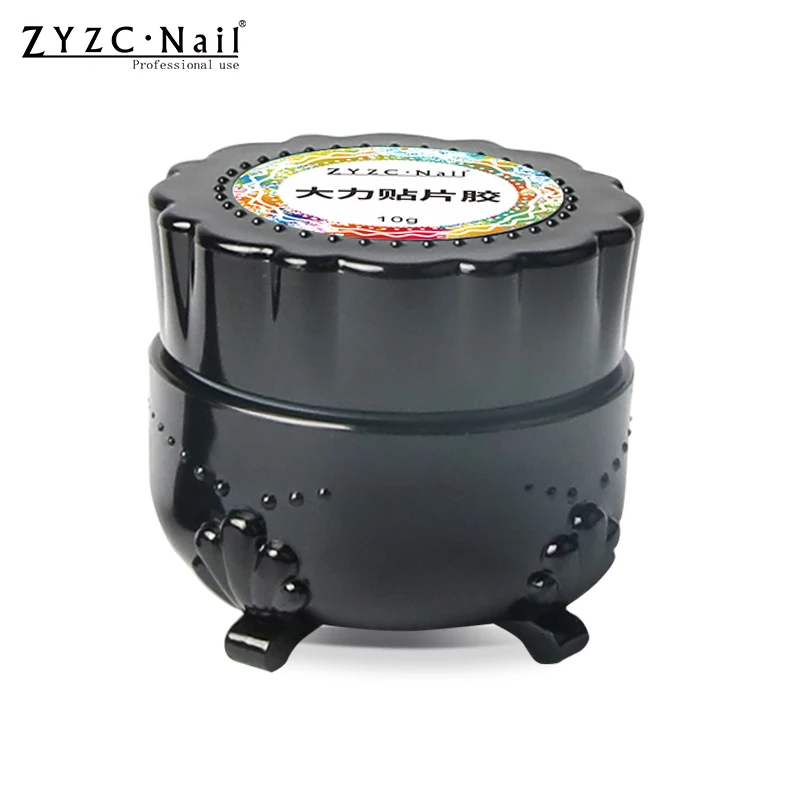 ZYZC nail 10ml Adhesive Super Sticky Professional Glue Gel For nail tips convenient for beginner