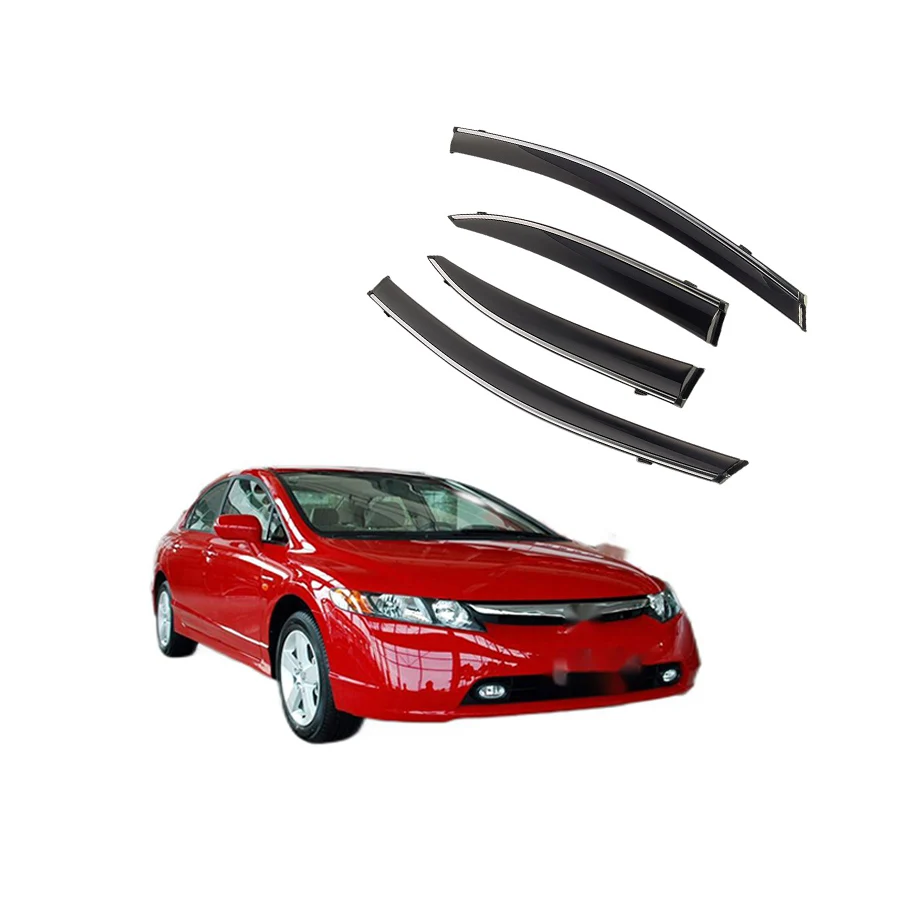 Factory  direct selling car accessories in channel  es1 civic rear window visor for   CR-V 2006-2011