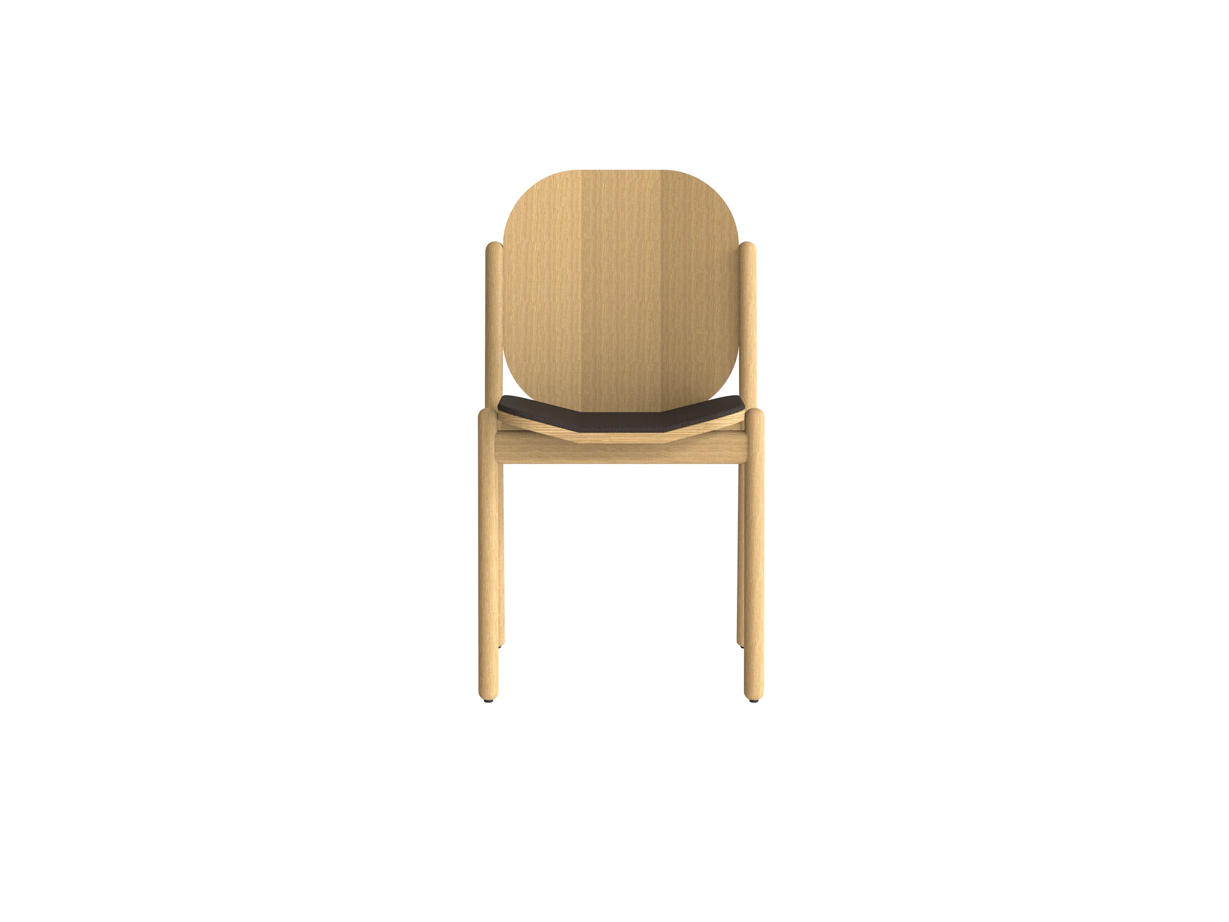 Shell Chair Wholesale Factory Nordic Japanese Design Plywood Oakwood Armless Restaurant Salon Upholstery Dining Chair