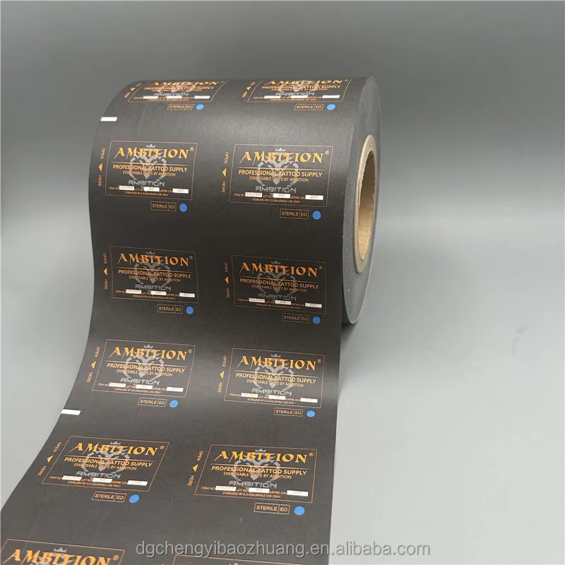 Free Plastic Paper Sealing Cup Film Roll Tea Cup Sealer Film For PP PET Paper Cup Heat Easy Peel Seal Sealing Film