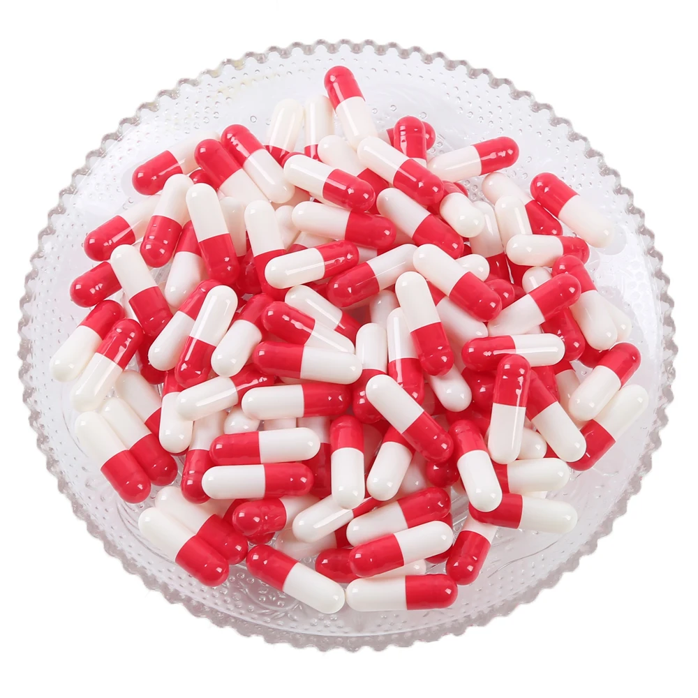 size 1 2 colorful empty pill capsule gelatine capsule shell
