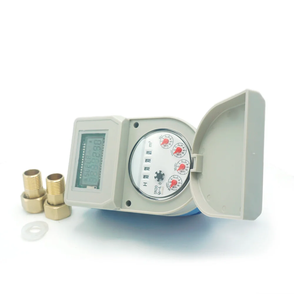 Brass GPRS smart water meter remote flow water meter price