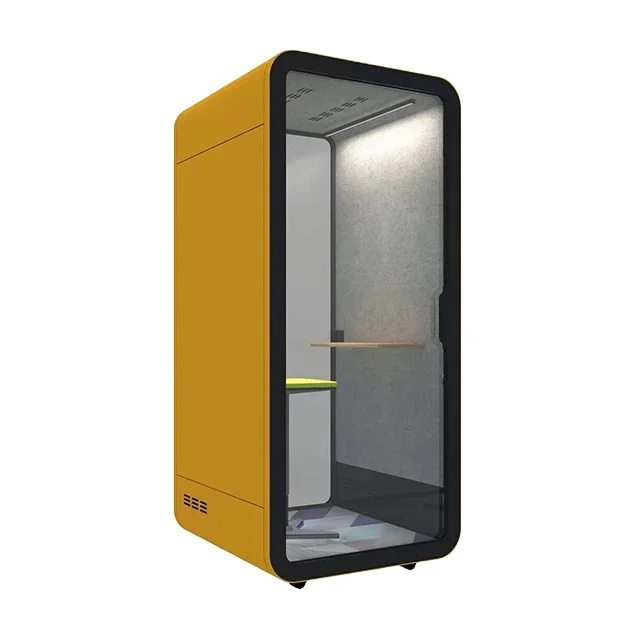 Telebooth single soundproof  call pod  removable soundproof office  call pod conference room soundproof  call pod
