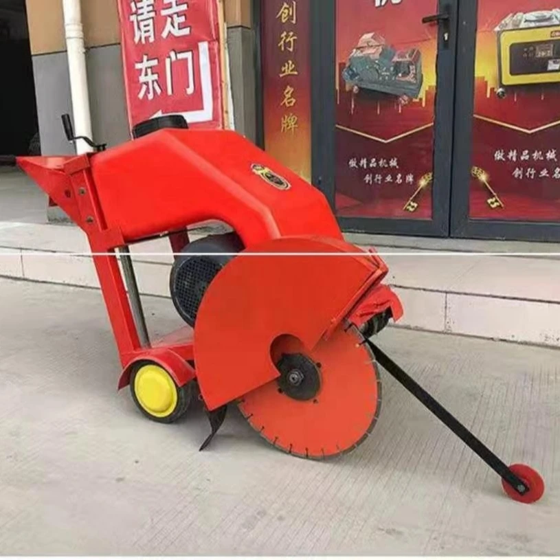 Factory Price Domestic Gasoline Engine Concrete Floor Saw Cutting Machine