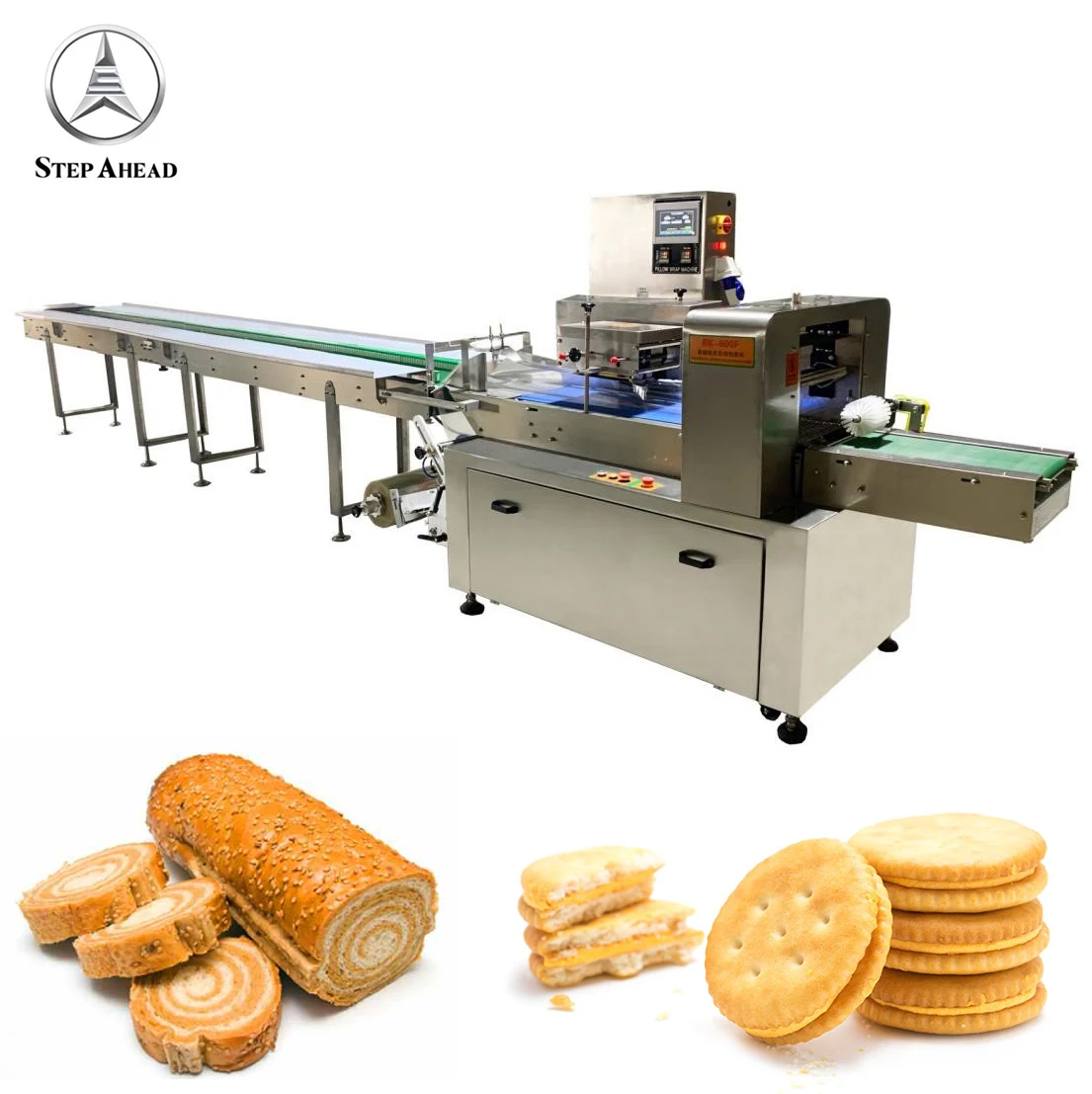 Automatic blade cut type rotary cutter 4.3KW plastic film  zipper bag  Multi-function Packaging Machines