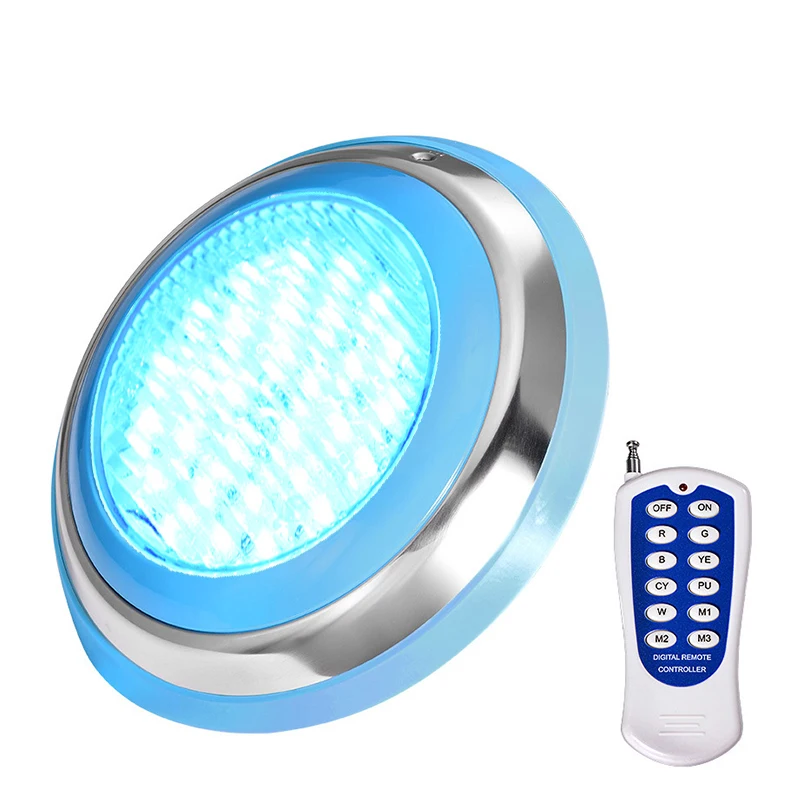 Изменение цвета Ac12v Ip68 нержавеющая сталь Водонепроницаемый Rgb и Rf пульт дистанционного управления подводный бассейн свет
