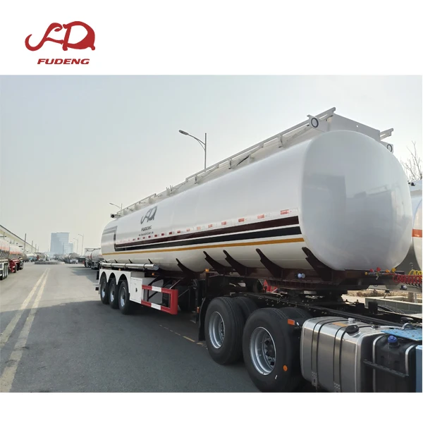 Nice Price  diesel/gasoline/petroleum oil tanker trailer large customized capacity   38 45 48 50 liters  truck trailers for sale
