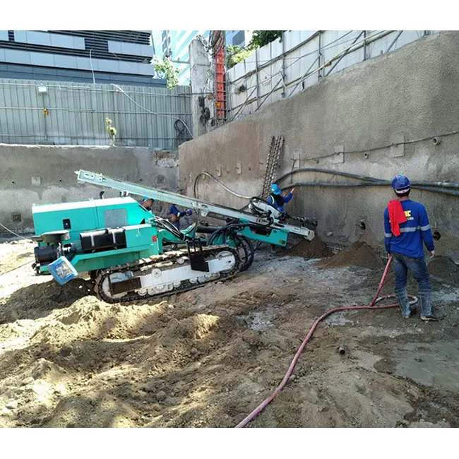 Высокое давление ветра на гусеничном ходу полный гидравлический 60m HF140Y шпур под открытым небом добыча буровая вышка с погружным пневмоударником