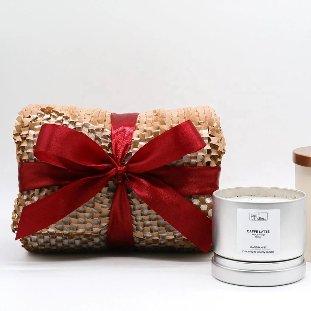 Бумага Из крафтовой бумаги с Сотами разных размеров, белая, компактная, для свадьбы, декоративный материал для бумаги, подарка, сотовая бумага для рукоделия