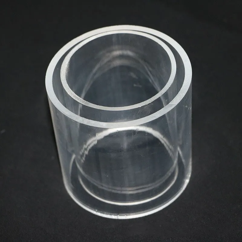 Заводская изготовленная на заказ круглая термостойкая прозрачная трубка из боросиликатного стекла
