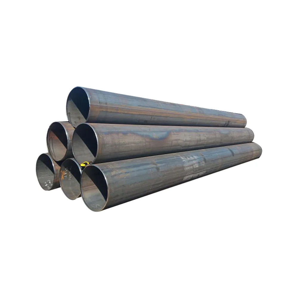 ASTM A 50 ERW Carton Steel Black Pipe Hot Rolled Round MS Welded Pipe Square Tube