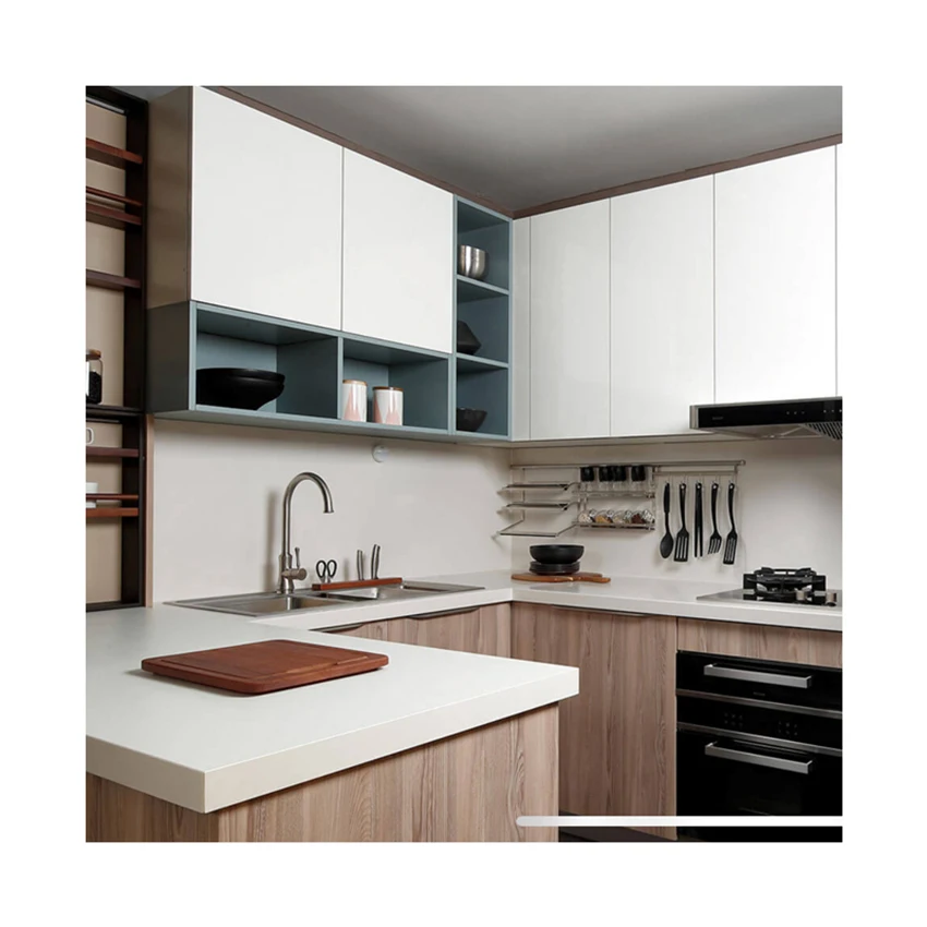 China High Quality High Gloss White Kitchen Cabinets Furniture