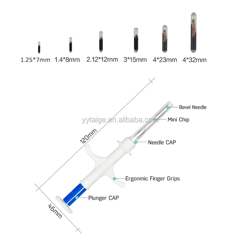 Animal Microchip Horse Chip Micro Rfid Dog Implant Animal Id Chip Microchip For Cattle Cat Microchip Pets
