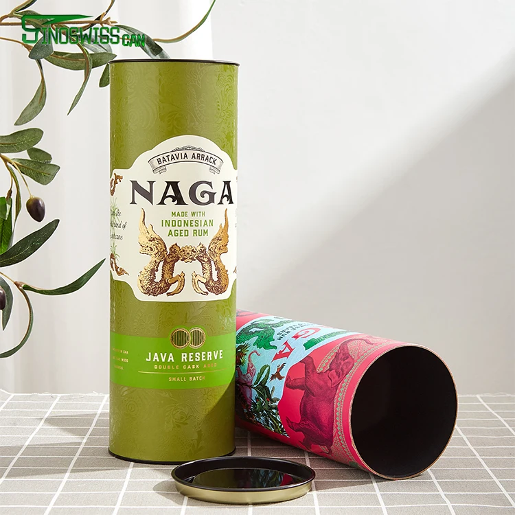 Cardboard Packaging Set Wine Gift Box Bottle Shipping Boxes Paper Tube for Wines