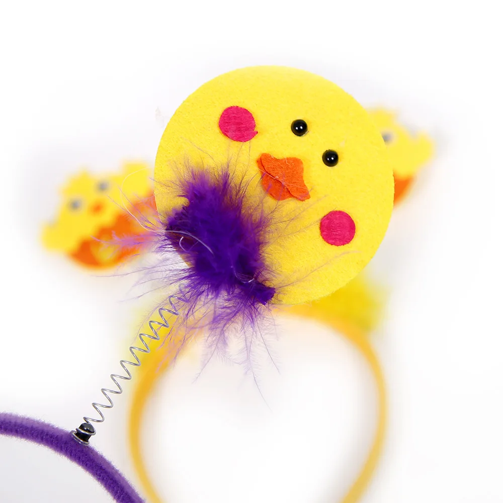 New Design Hot Sell Cheap Price Easter Decorations Hairband Bunny Egg Kids Cute Party Decoration Easter Headband