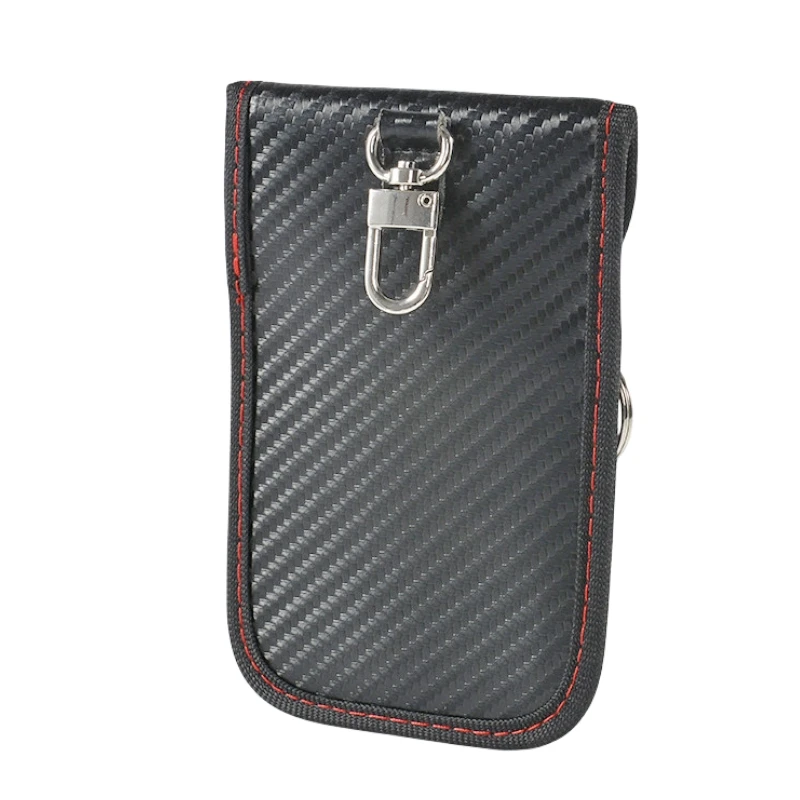 Car RFID Signal Blocking Faraday Bag For Key Fob Protector Signal isolation Wallet Pouch RFID Car Key Pouch