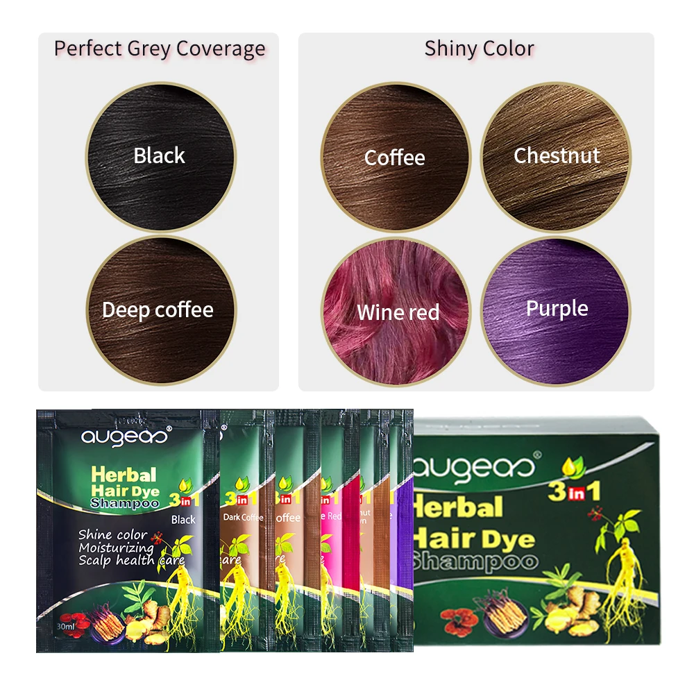 30ml sachet natural plant hair dye