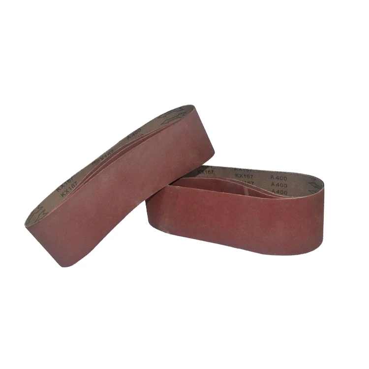 2x72 inch KX167 Aluminium Oxide sand belt for metal polishing