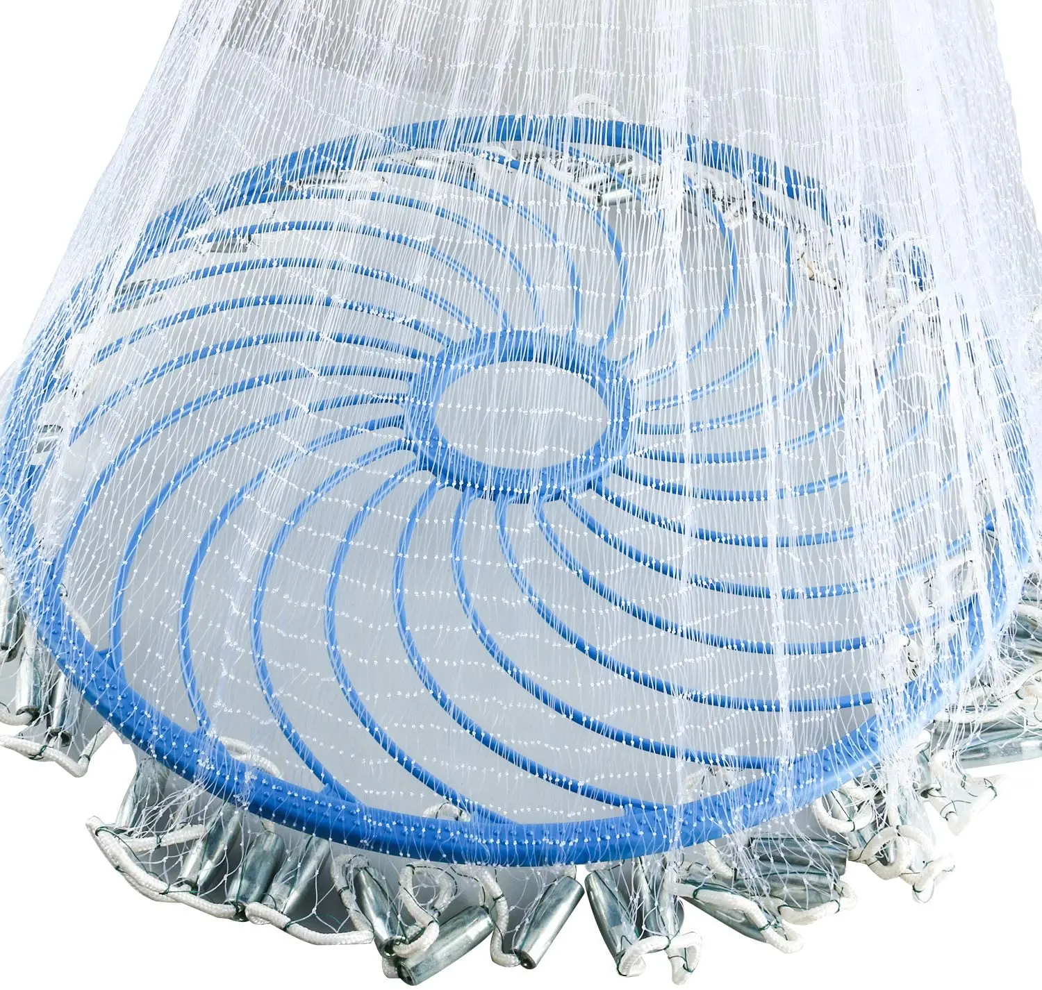 
New Product Portable Outdoor Hand Throw Saltwater Monofilament Thread Casting Net with Perfect Frisbees Design 