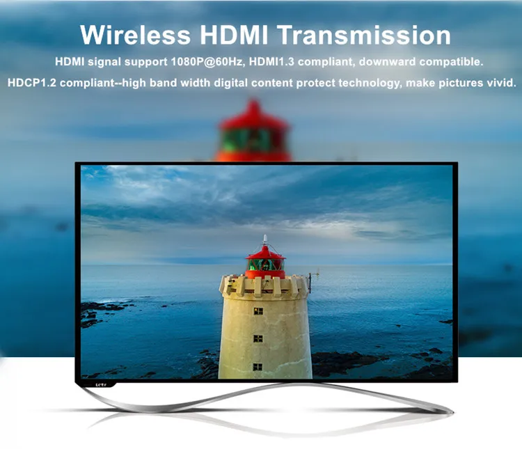 
Wireless Transmitter And Receiver With IR 50m 100m hdmi Wifi wireless hdmi extender 