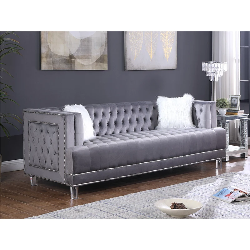 Современный мягкий шезлонг chesterfield диван для гостиной мебель