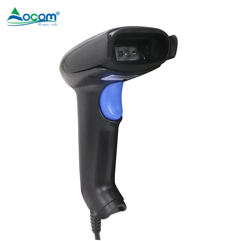 New Update OCBS-W217 Usb Handheld Omni-Directional Qr Code Scanner Cmos 1D 2D Barcode Scanner