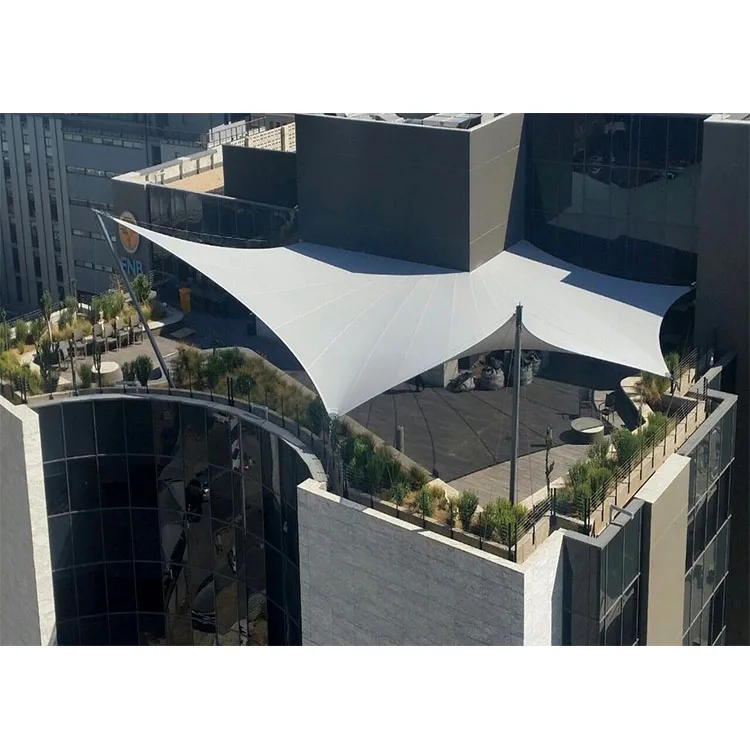 1100g/sqm PVDF Building Membrane Cover Material Membrane Roof Cover Shelter for Backyard