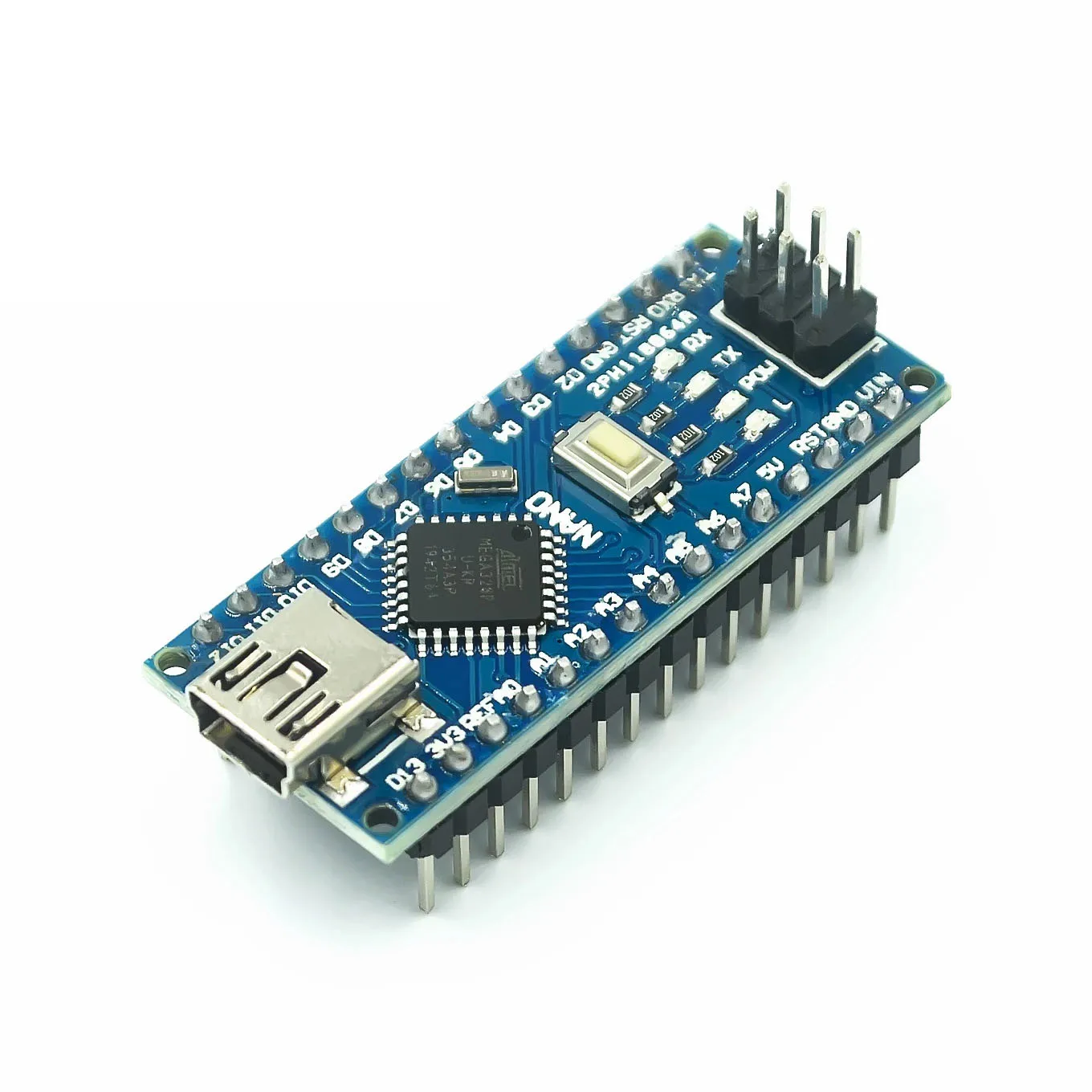 Newest1 pcs Nano V3.0 ATmega328P Module Board + Free Mini USB Cable for Arduino Compatible