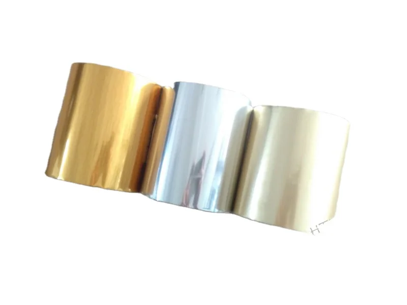 Plain Mirror Gold Silver Generic color Hot Stamping Printing Foil for Photo frame