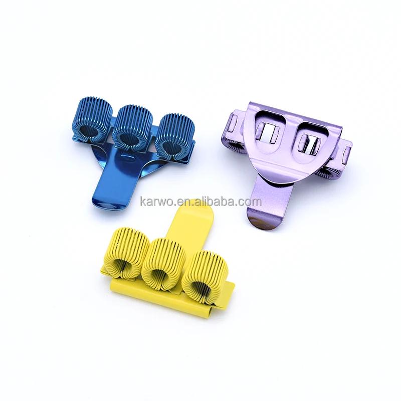 Metal Pen Holder with Clip Various Color Spring