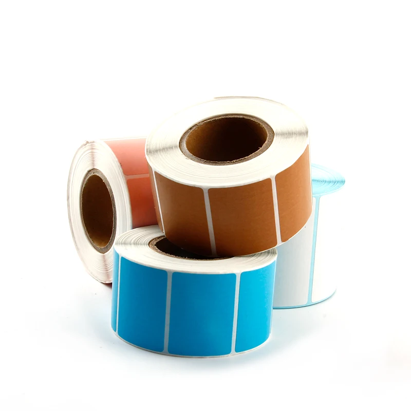 printer thermal transfer sticker thermal sticker label 100*75 coloured thermal label stickers