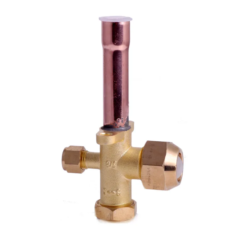 Different Size Copper Split Valve AC Service Valve For  Refrigerant HVAC