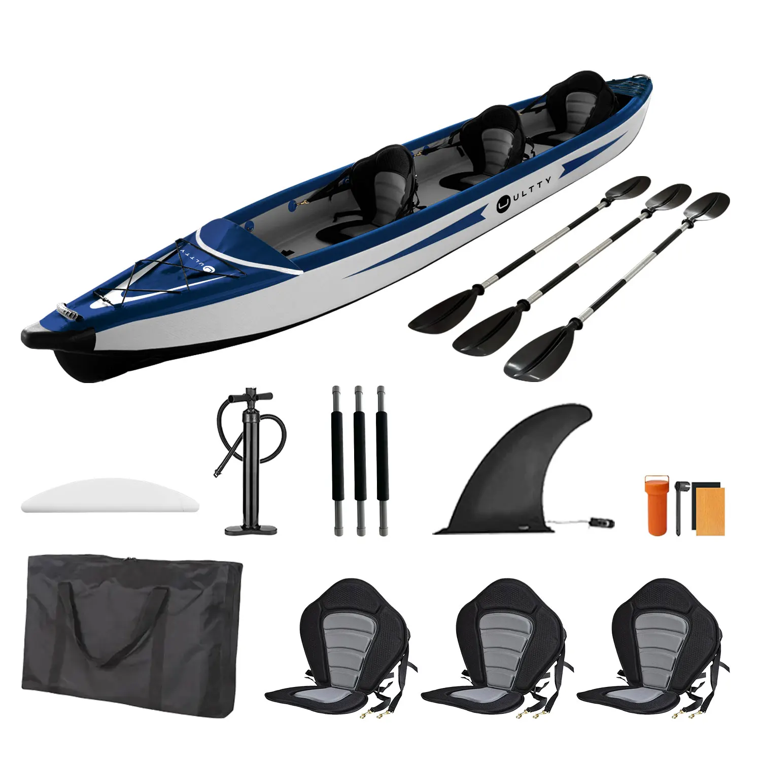 ULTTY Good Quality Canoe Inflatable Folding Kayaks Sport De Pesca Fishing Boat