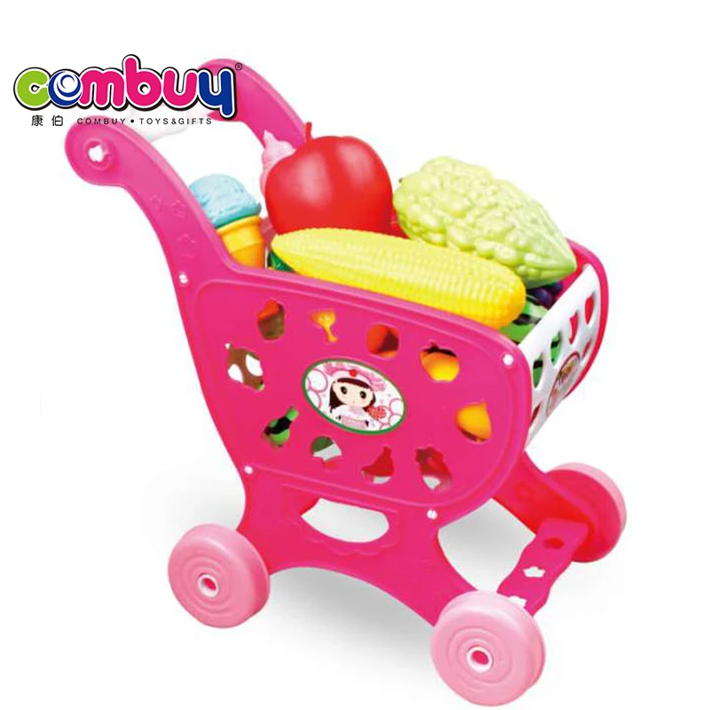 Новый продукт забавная сборка детская игра самозагруженная мини тележка для покупок