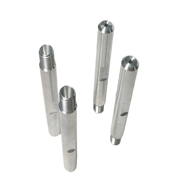 Professional Manufacturer Customized CNC Small Double Threaded 20mm Metal Pin Shaft High Precision Aluminum Spindle Shaft