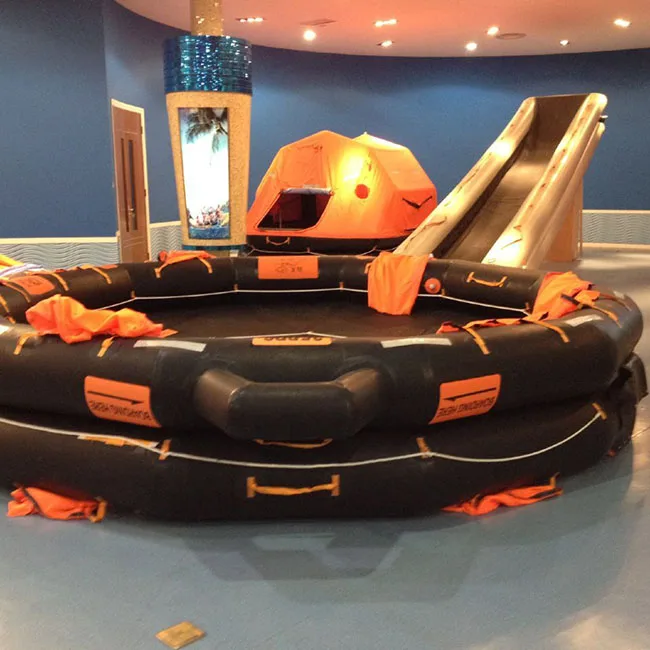 SOLAS LSA Standard Open Reversible Inflatable Life Raft for 50 Person 65 Persons