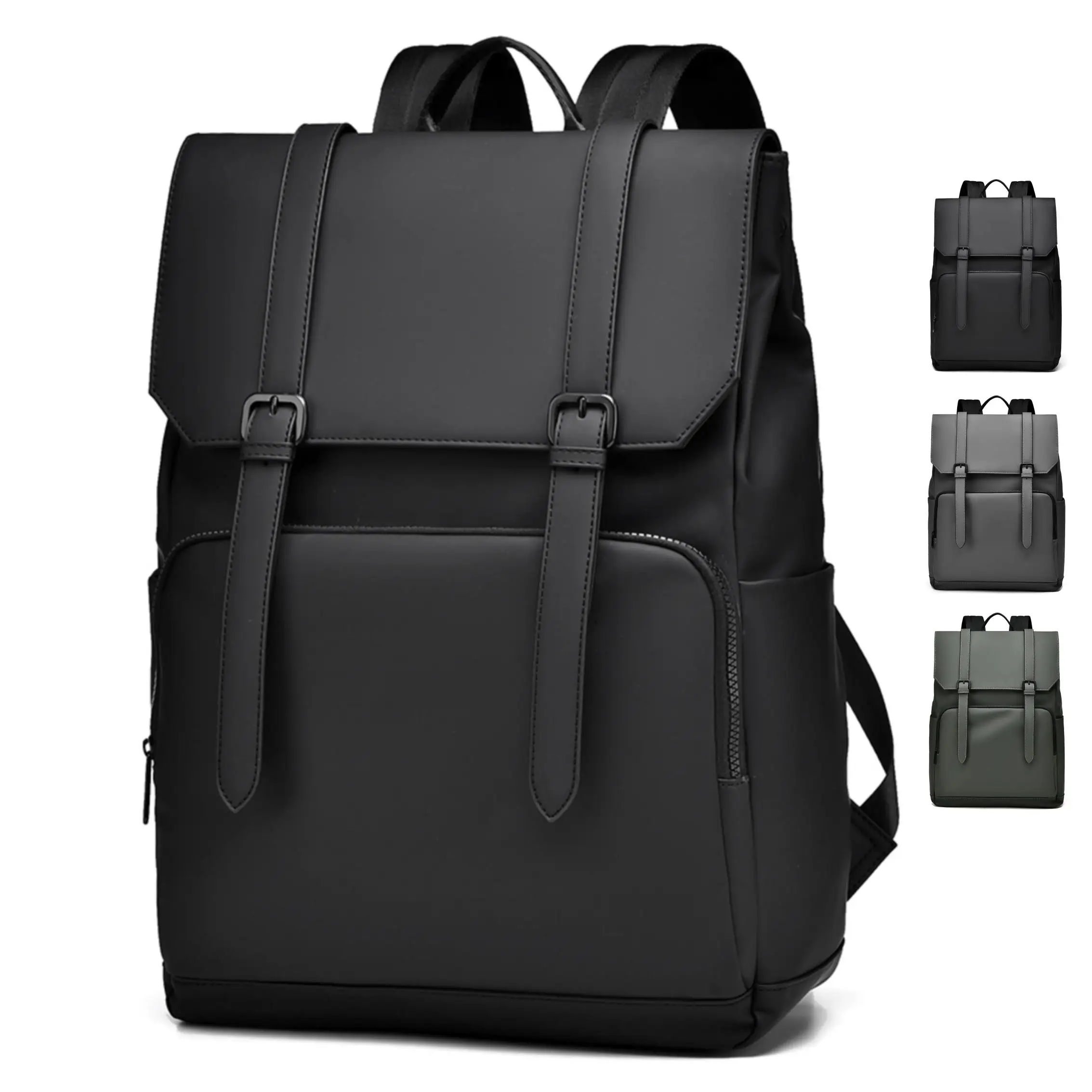 Unisex Large Capacity Daily Casual Sports Travel Laptop Backpack Hot Sale Fashion Waterproof PU Bag for School and Business