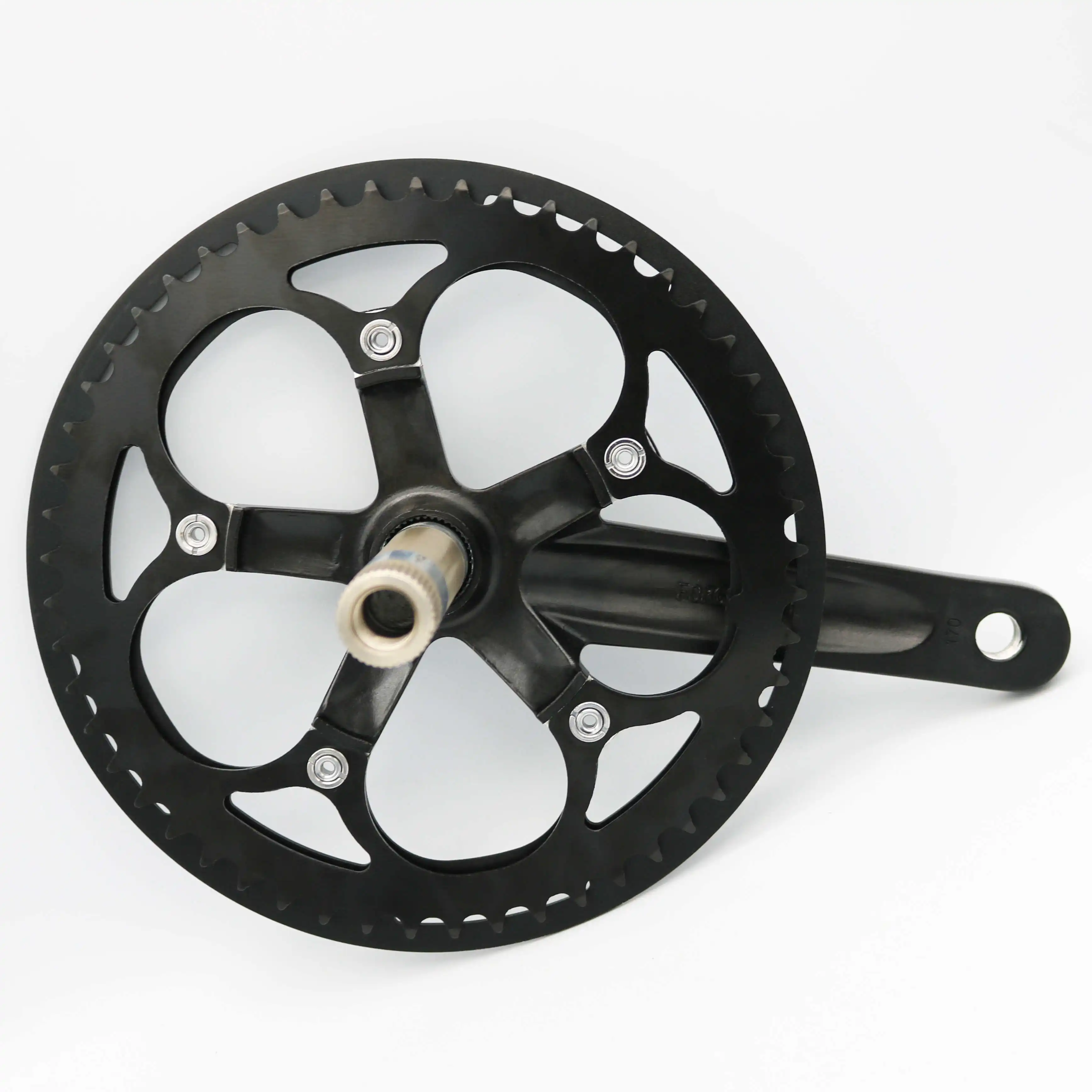 Wholesale 130mm BCD bicycle crank AL CNC 42/44/46/48/52/53T bicycle cranksets for folding bike