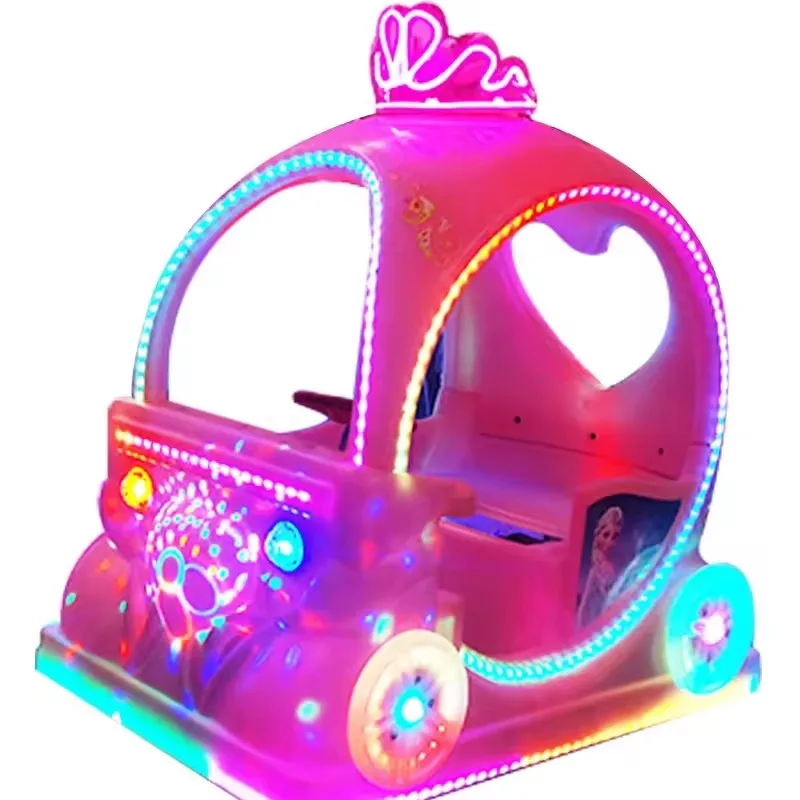 Princess Float Bumper Cars Amusement Funfair Kids Ride Luminous Electric Amusement Car Princess Float For Sale