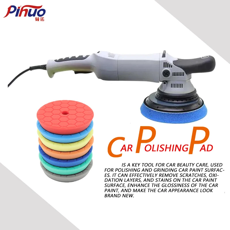 Custom Design Auto Detailing Foam Polishing Pads 3inch/ 5inch/ 6inch Buffing Pads for Car Bodies