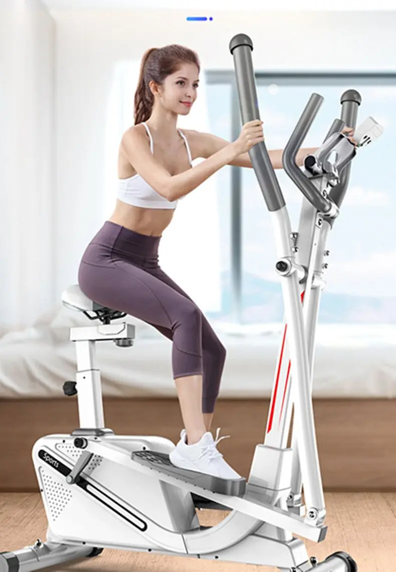 Manufacturers direct 802 elliptical machine home magnetic control fitness bike elliptical trainer silent spacewalk machine