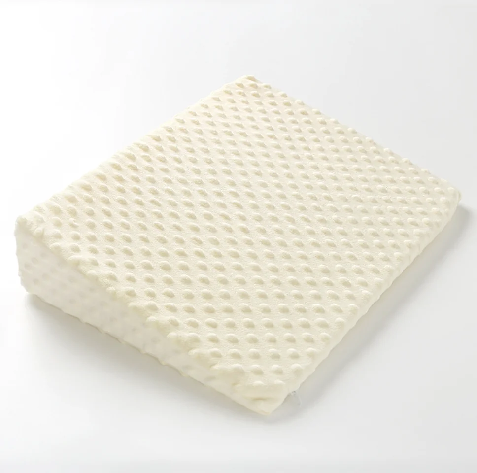 infant emetic milk pillow 3D dot fleece minky soothing sleep portable triangle ramp feeding nurse functional cushion newborn 1