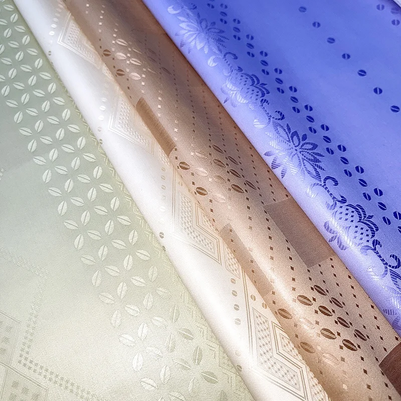 Good Price Soft Texture Elegant Africa Bazin Damask Shadda Plain Dyed Cotton Brocade