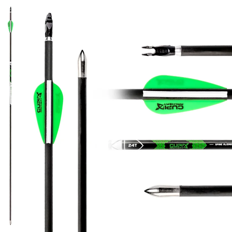 Customizable LWANO lightweight pure carbon arrows archery shooting training outdoor competition arrow ID 4.2mm carbon arrows