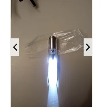 Светодиодная лампа для бровей Пинцет из нержавеющей стали бровей для удаления волос Make Up LED Light ресниц Уход за кожей лица Уход за волосами щипчики из нержавеющей стали