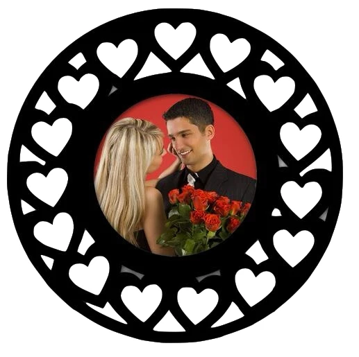 Illustration Wall Hanging  perspex hanging love photo frame Wholesale Mdf Photo Frame Photography Decor