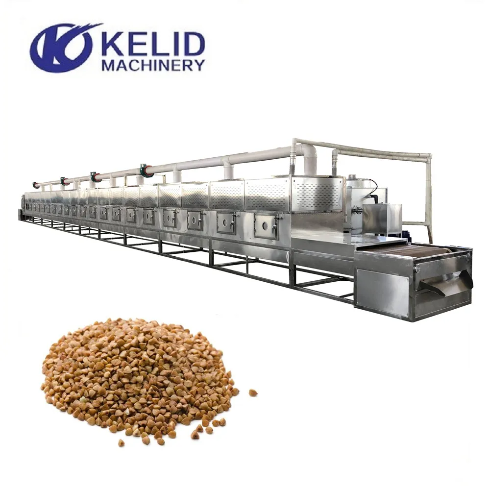 Microwave Sesame Quinoa Chia Seeds Drying Sterilization Machine Equipment