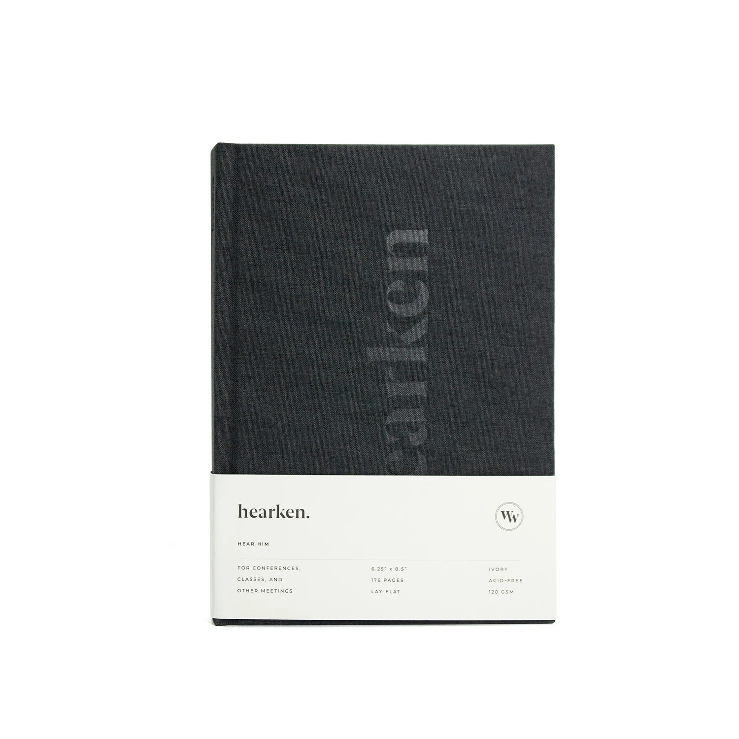 Custom Printing Black Hardcover Linen Office School Supplies Planner Diary Hearken Book Journal Notebook
