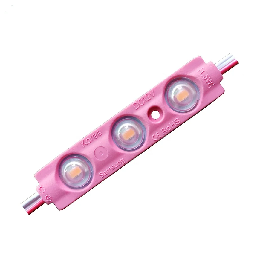  3 года гарантии dc12v 1 5 w 2835smd 5630smd чип светодиодный модуль с объективом