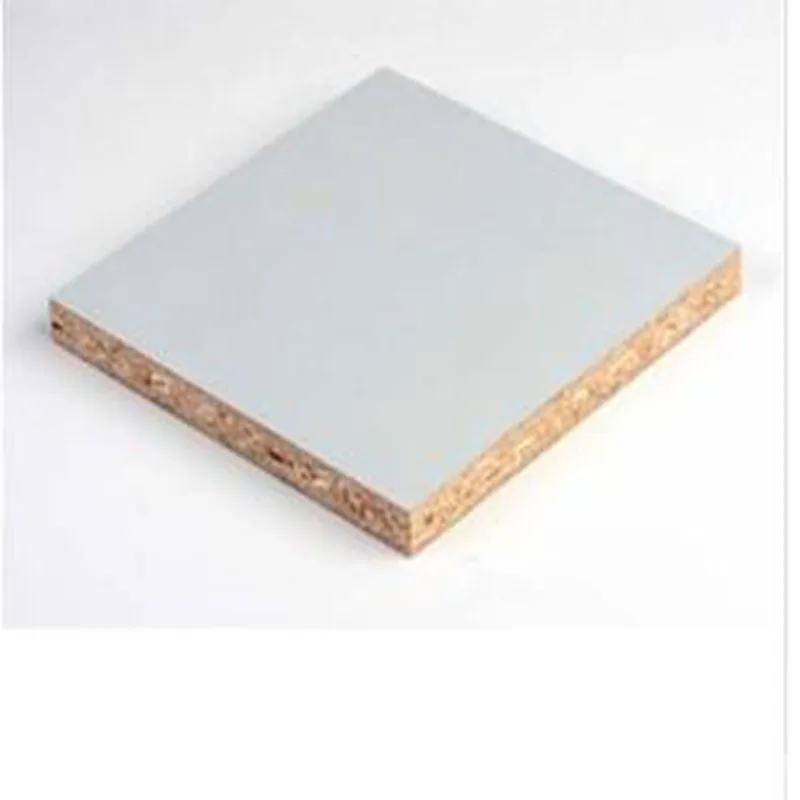 Cheap bamboo hollow core chip wood grain laminated 25mm 18mm melamine faced particle board price manufacturing